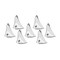Grid Wheels Fits GD01 Series 18 x 9 Size Rims Chrome Plated Plastic Set Of 7 Equips One Wheel With Screws 1189CHINR - alternate 3